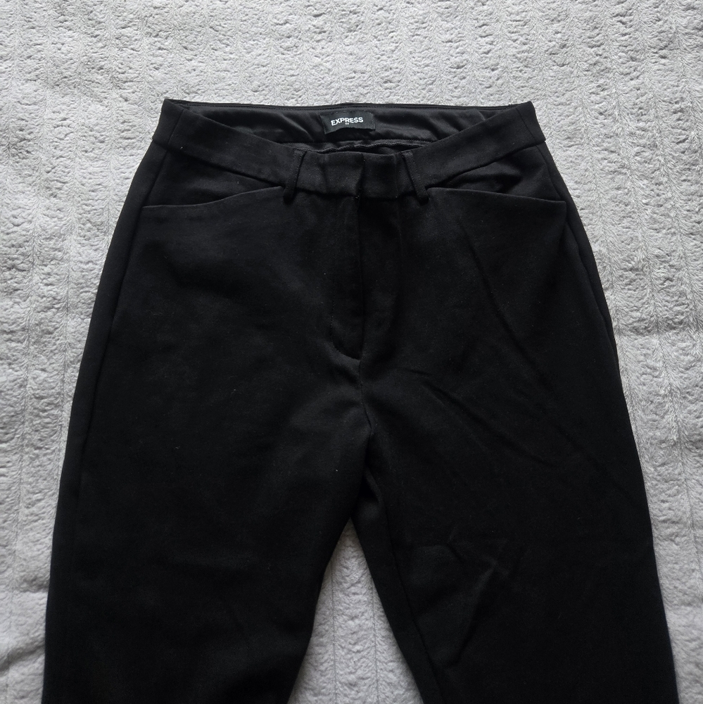 Express Classic Black High Rise Skinny Pants